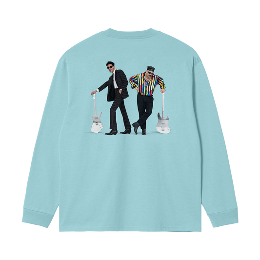 FUNK YOURSELF LONG SLEEVE (PASTEL BLUE)