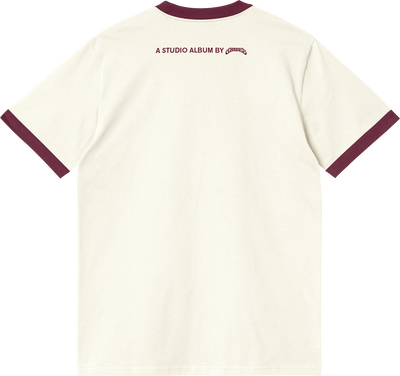 ADULT CONTEMPORARY RINGER TEE (MAROON/WHITE)