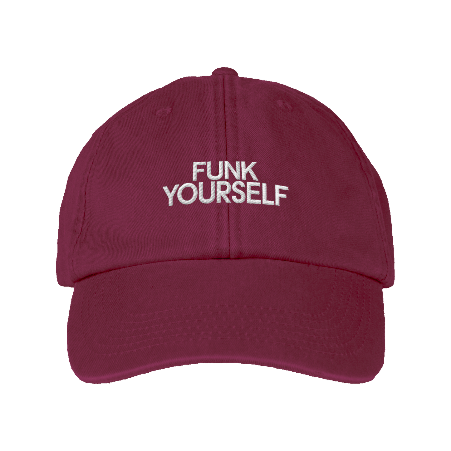 FUNK YOURSELF DAD HAT (MAROON)