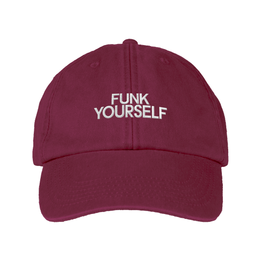 FUNK YOURSELF DAD HAT (MAROON)