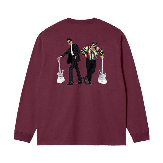 FUNK YOURSELF LONG SLEEVE (MAROON)