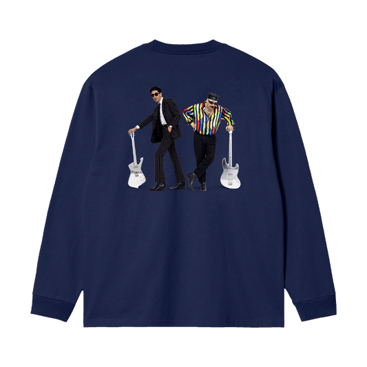 FUNK YOURSELF LONG SLEEVE (NAVY)