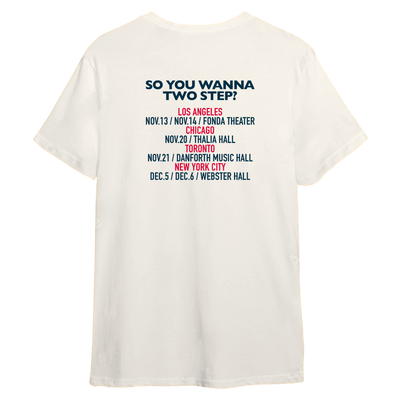 FANCY FOOTWORK TOUR TEE (WHITE)