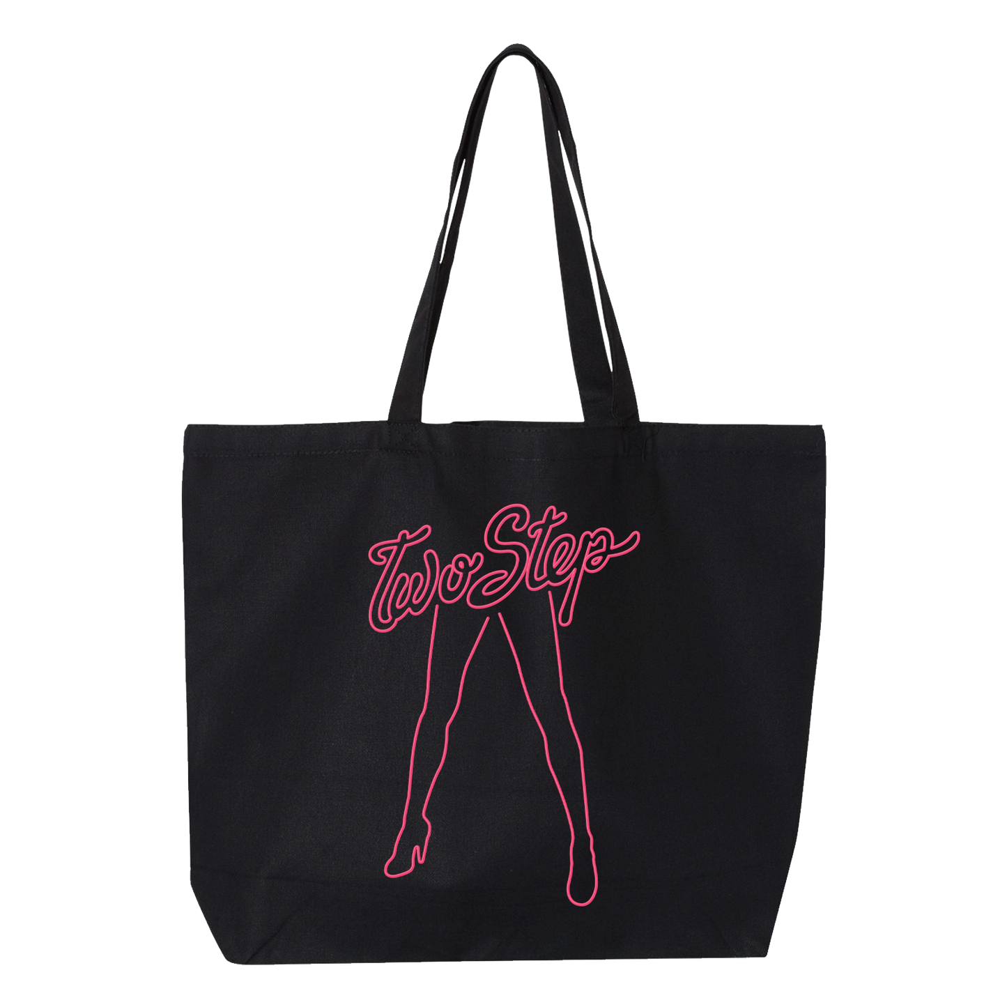 TWO STEP JUMBO TOTE (BLACK)