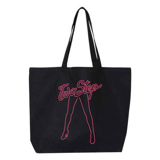 TWO STEP JUMBO TOTE (BLACK)