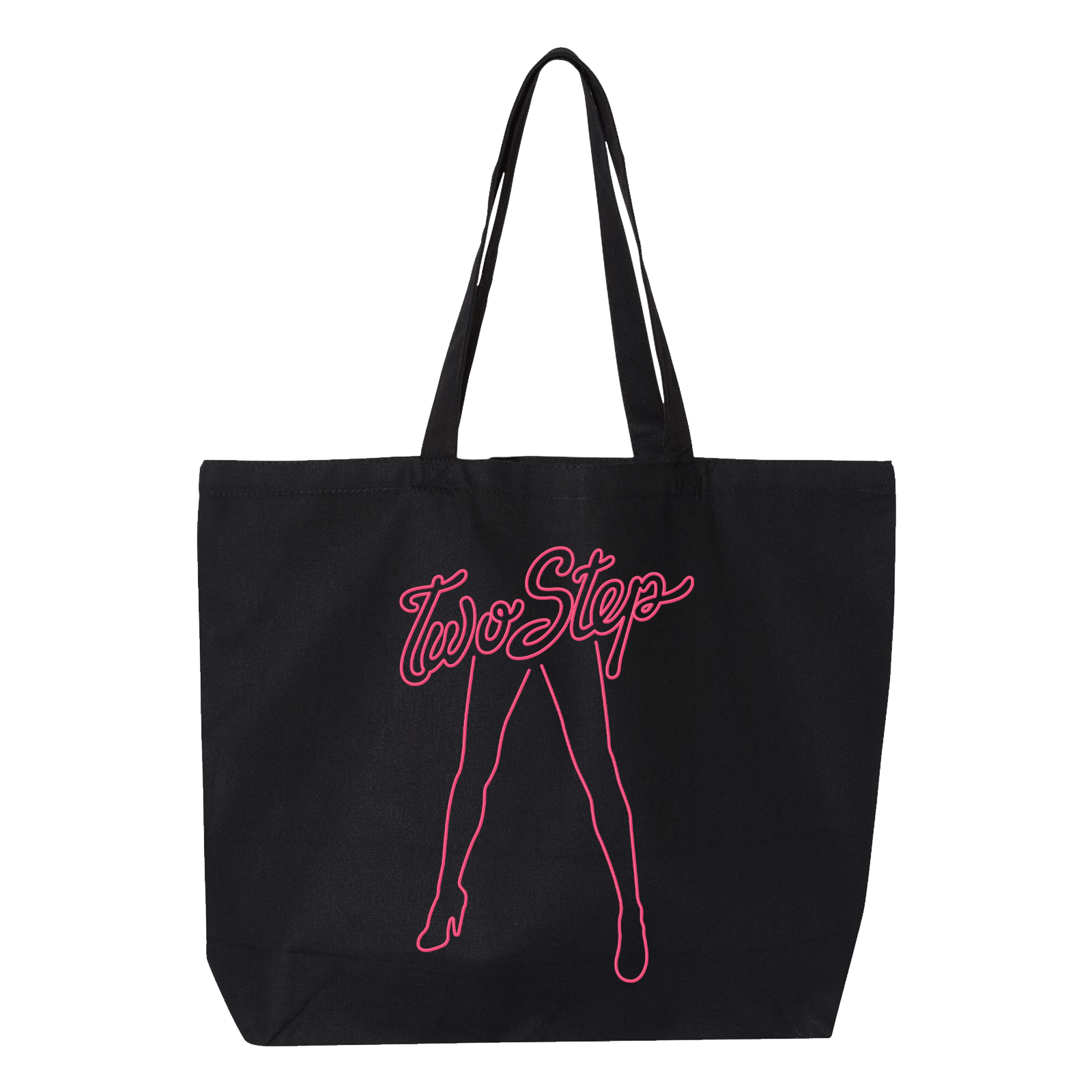 TWO STEP JUMBO TOTE (BLACK)