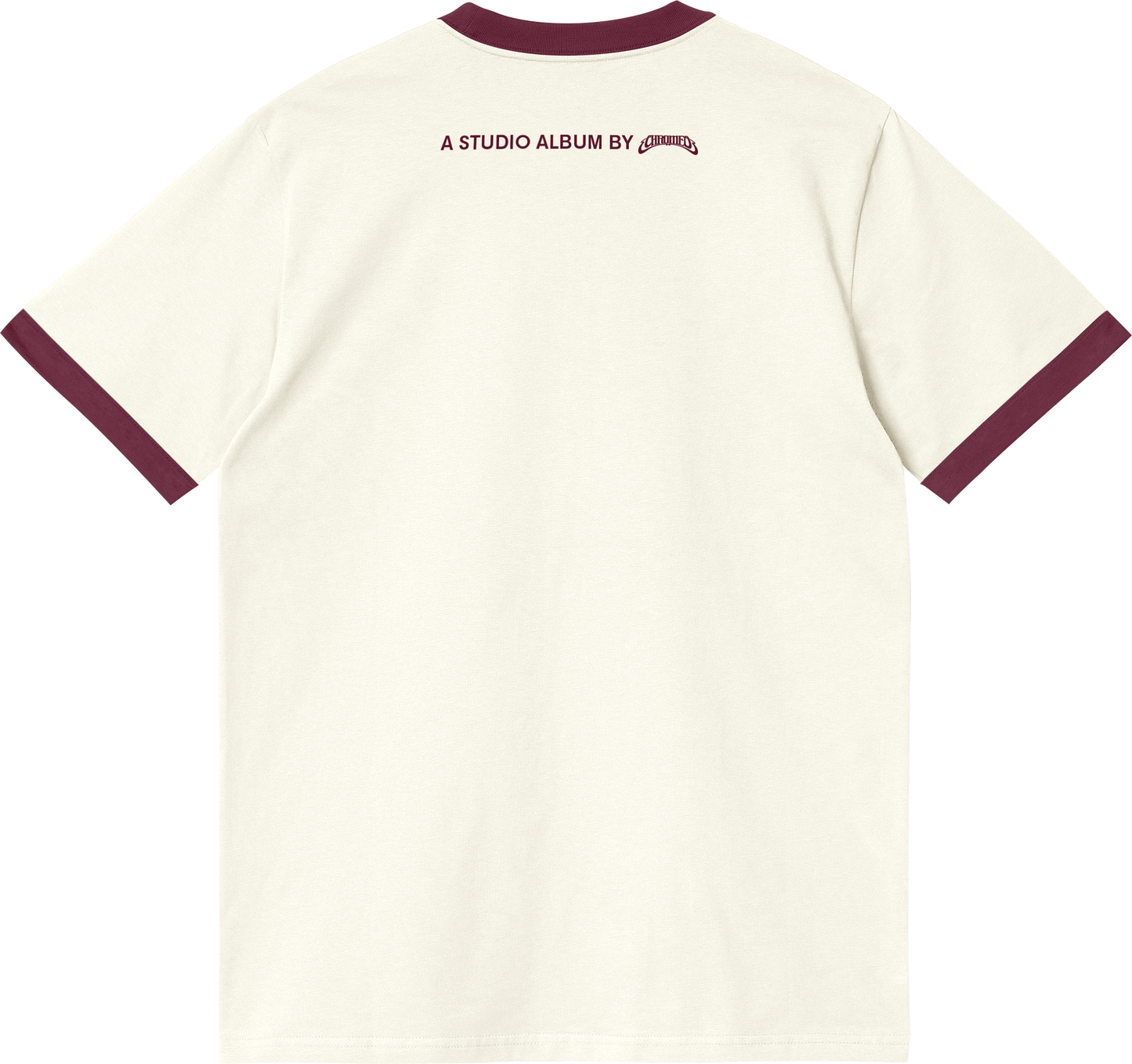 ADULT CONTEMPORARY RINGER TEE (MAROON/WHITE)