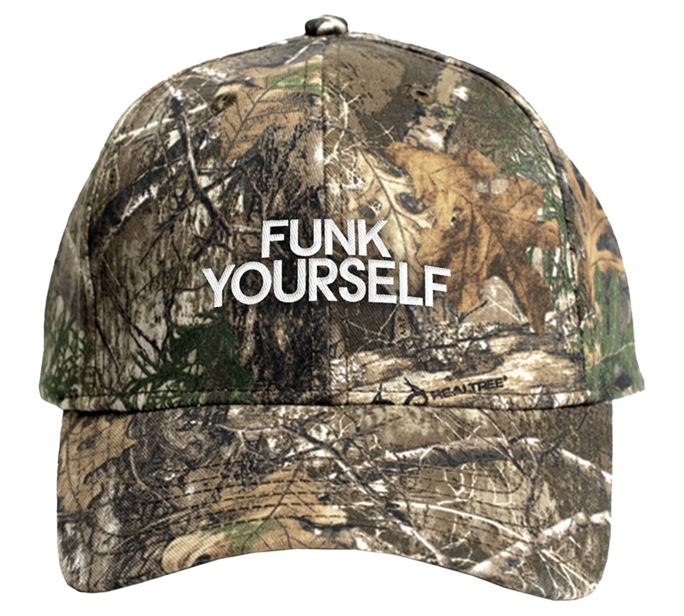 FUNK YOURSELF DAD HAT (LEAF CAMO)