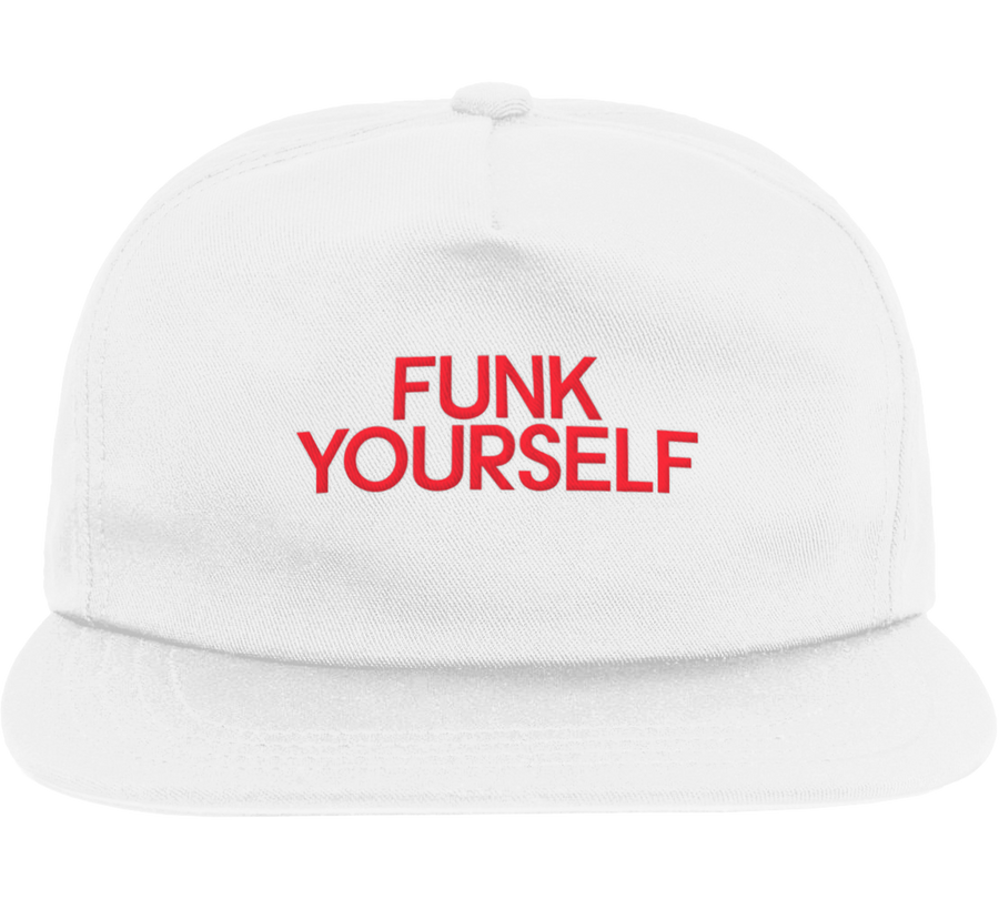 FUNK YOURSELF SKATE HAT (CRIMSON/WHITE)