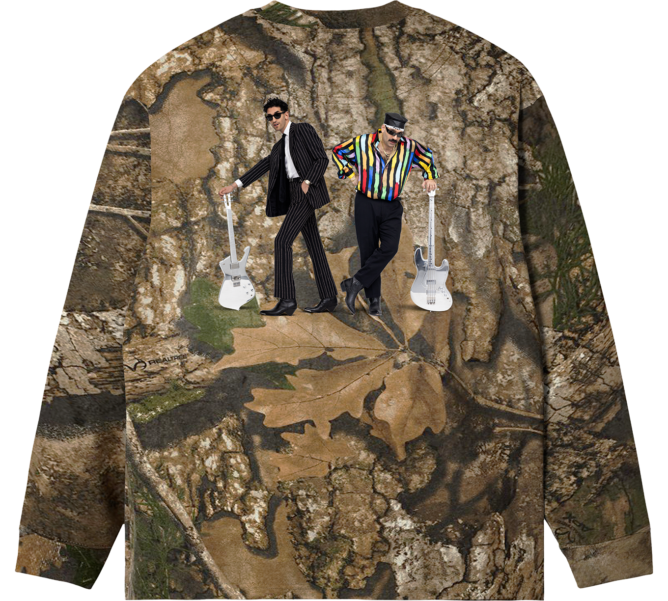 FUNK YOURSELF LONG SLEEVE (LEAF CAMO/ORANGE)