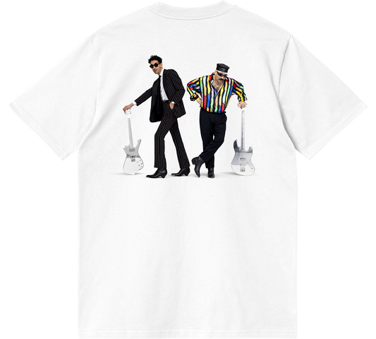 FUNK YOURSELF TEE (CRIMSON/WHITE)