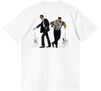 FUNK YOURSELF TEE (CRIMSON/WHITE)