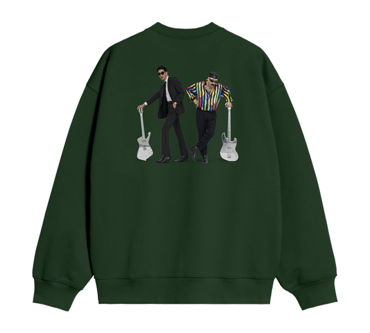 FUNK YOURSELF CREWNECK SWEATSHIRT (FOREST GREEN)