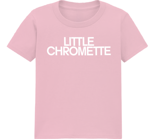 LITTLE CHROMETTE TODDLER TEE (BABY PINK)