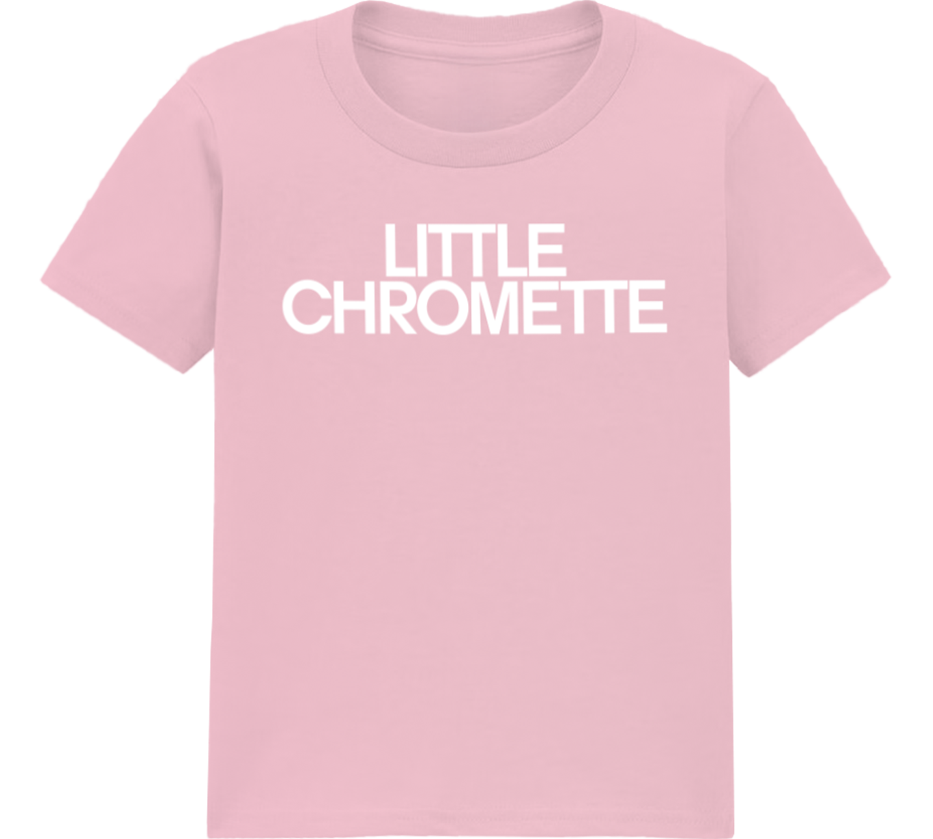 LITTLE CHROMETTE TODDLER TEE (BABY PINK)