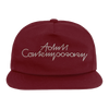 ADULT CONTEMPORARY 5 PANEL UNSTRUCTRED HAT (MAROON)